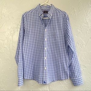 UNTUCKit Mens along Sleeve Stripped Button Down
